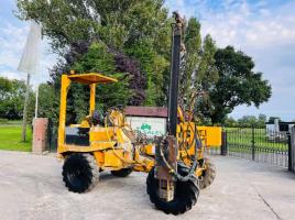 THWAITES ALL DRIVE 4WD DUMPER C/W HYDRAULIC POST DRIVER & PERKINS ENGINE *VIDEO*