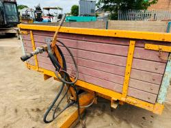 BAMFORDS SINGLE AXLE TIPPING TRAILER*VIDEO*