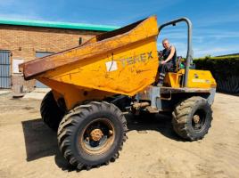 BENFORD TEREX PT6000 STRAIGHT TIP DUMPER*VIDEO*