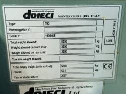 DIECI 190 TELEHANDLER*C/W PALLET TINES*VIDEO*