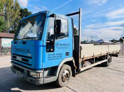 IVECO 4X2 FLAT BED LORRY C/W DROP SIDE BODY *VIDEO*