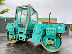 BOMAG BW164AD DOUBLE DRUM ROLLER*C/W TARMAC CUTTER*VIDEO*