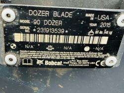 BOBCAT MODEL 90 DOZER BLADE TO SUIT SKIDSTEER*YEAR 2015*VIDEO*