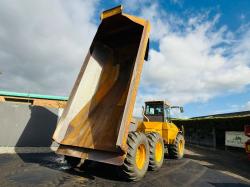 HYDREMA 922C 6X6 ARTICULATED DUMPTRUCK*C/W TAILGATE & REVERSE CAMERA*VIDEO*