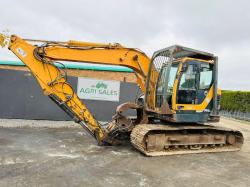 HYUNDAI ROBEX 145LCR-9 EXCAVATOR*C/W SELECTOR GRAB*YEAR 2012*VIDEO*