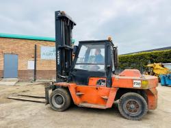 NISSAN 70 FORKLIFT*C/W PALLET TINES*VIDEO*