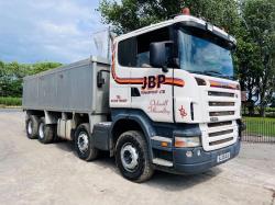 SCANIA R420 DOUBLE DRIVE TIPPER *YEAR 2008* C/W MANUAL GEAR BOX *VIDEO*