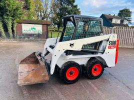 BOBCAT S100 SKIDSTEER *YEAR 2014, 1294 HOURS* C/W BUCKET *VIDEO*