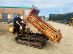 YANMAR TRACKED DUMPER*C/W HYDRAULIC TIP*VIDEO*