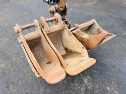 TAKEUCHI TB216 MINI EXCAVATOR*YEAR 2019*C/W 3 BUCKETS/RIPPER*VIDEO*
