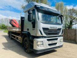 IVECO STRALIS 330 EEV 6X2 FLAT BED LORRY *YEAR 2013* (CRANE NOT INCLUDED) *VIDEO*