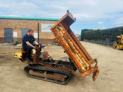 YANMAR TRACKED DUMPER*C/W HYDRAULIC TIP*VIDEO*