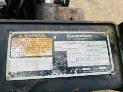 DAEWOO D25S-3 DIESEL FORK LIFT C/W SIDE SHIFT *VIDEO*
