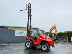 MANITOU M30-4 3 STAGE MASTED FORKLIFT*YEAR 2014*C/W PALLET TINES*VIDEO*