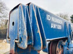 STATIC MARINE CRANE *C/W* PERKINS POWER PACK* OIL & DIESEL TANK*VIDEO*