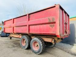 RICHARD WESTERN 12 TONNE TIPPING TRAILER*VIDEO*