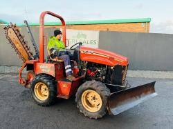 DITCH WITCH RT45 4WD TRENCHER*C/W BLADE*YEAR 2013*VIDEO*