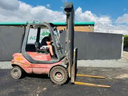 LINDE H30D-03 FORKLIFT*C/W PALLET TINES*VIDEO*