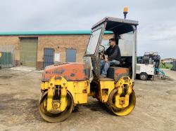 BOMAG BW138AD VIBRATING DRUM ROLLER*C/W DEUTZ ENGINE*VIDEO*