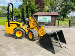 JCB 403 4WD LOADING SHOVEL * ONLY 812 HOURS * C/W BUCKET & PALLET TINES *SEE VIDEO*