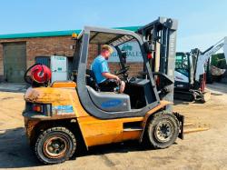 SAMUK SF35D FORKLIFT*C/W PALLET TINES*VIDEO*