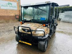 KUBOTA RTV 1140 CPX* C/W HYDRAULIC TIP*YEAR 2014*VIDEO*