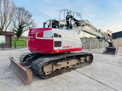 TAKEUCHI TB2150R EXCAVATOR *YEAR 2018, 5851 HOURS* C/W PIPPED FOR GRAB *VIDEO*