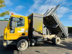 IVECO 75E16 7.5 TONNE TIPPING TRAILER*C/W BEHIND CAB STORAGE*VIDEO*
