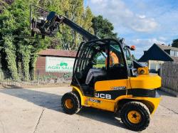 JCB TLT30D 4WD TELETRUCK *YEAR 2015* C/W HYDRAULIC TURN TABLE & TINES *VIDEO*