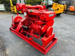CUMMINGS N-855-F 6 INCH WATER PUMP *C/W 6 CYLINDER ENGINE*VIDEO*