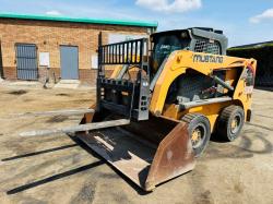 MUSTANG 2600R SKIDSTEER*C/W BUCKET & TINES*YEAR 2014*VIDEO*