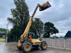 CATERPILLAR TH62 4WD TELEHANDLER *AG-SPEC* C/W BUCKET & TINES *VIDEO*