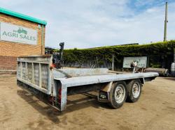 DOUBLE AXLE TILTING BED TRAILER*VIDEO*