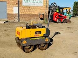 BELLE GROUP BWR650 PEDESTRIAN DOUBLE DRUM ROLLER*VIDEO*