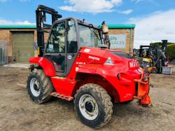 MANITOU M30-4 FORKLIFT*C/W PUH*YEAR 2016*9729 HOURS*VIDEO*