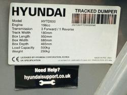 *UNUSED*HYUNDAI WALK BEHIND TRACKED DUMPER*X DEMO*VIDEO*