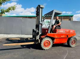 LINDE H50 FORKLIFT*C/W PALLET TINES*VIDEO*