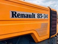 RENAULT 85-34 4WD TRACTOR*C/W REAR LINKAGE*VIDEO*