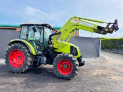 CLAAS AXOS 320 CX*C/W FL100 FRONT LOADER*ONLY 702 HOURS*YEAR 2010*VIDEO*