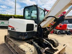 BOBCAT E85 EXCAVATOR*C/W QUICK HITCH*YEAR 2017*SPARES AND REPAIRS*VIDEO*
