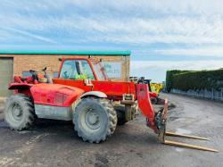 MANITOU MT1235 TELEHANDLER*C/W PALLET TINES*VIDEO*