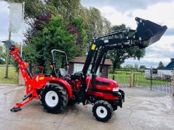  BRAND NEW SIROMER 304 4WD TRACTOR WITH LOADER & BACK ACTOR YEAR 2023*VIDEO*