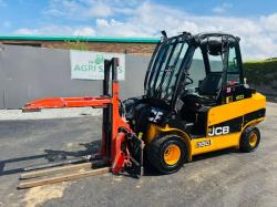JCB 35D TELETRUK*YEAR 2018*C/W HYDRAULIC BAIL GRAB*VIDEO*