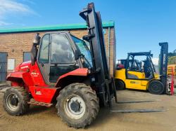 MANITOU M26-4 ROUGH TERRAIN FORKLIFT*YEAR 2016*C/W PALLET TINES*VIDEO*