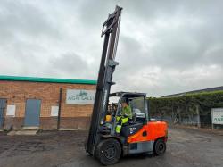 DOOSAN D50C-7 FORKLIFT*3329 HOURS*YEAR 2017*VIDEO*