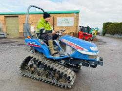 ISEKI TPC153 TRACKED COMPACT TRACTOR*ONLY 634 HOURS*VIDEO*