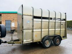 IFOR WILLIAMS CATTLEBOX TRAILER*C/W PARTITION*VIDEO*
