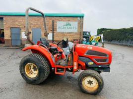KIOTI CK27 4WD TRACTOR*C/W TURF TYRES*SPARES AND REPAIRS*VIDEO*