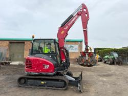 YANMAR SV60-B EXCAVATOR*YEAR 2023*C/W SCRAP GRAB*VIDEO*