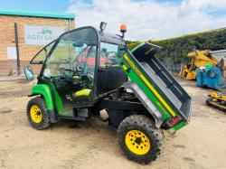 JOHN DEERE GATOR XUV FULL CAB* MANUAL TIP*VIDEO*